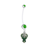 Milwaukee Bucks Pregnancy Green Maternity Belly Button Navel Ring - Pick Your Color