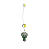 Milwaukee Bucks Pregnancy Gold Maternity Belly Button Navel Ring - Pick Your Color