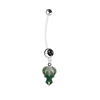 Milwaukee Bucks Pregnancy Black Maternity Belly Button Navel Ring - Pick Your Color