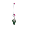 Milwaukee Bucks Pregnancy Maternity Pink Belly Button Navel Ring - Pick Your Color