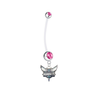 Charlotte Hornets Pregnancy Maternity Pink Belly Button Navel Ring - Pick Your Color