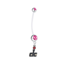 Washington Wizards Style 2 Pregnancy Maternity Pink Belly Button Navel Ring - Pick Your Color