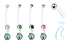 Boston Celtics Pregnancy Maternity Belly Button Navel Ring - Pick Your Color