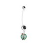 Boston Celtics Pregnancy Maternity Black Belly Button Navel Ring - Pick Your Color