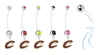 Cleveland Cavaliers Style 2 Pregnancy Maternity Belly Button Navel Ring - Pick Your Color