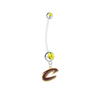 Cleveland Cavaliers Style 2 Pregnancy Maternity Gold Belly Button Navel Ring - Pick Your Color