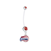 Los Angeles Clippers Pregnancy Maternity Red Belly Button Navel Ring - Pick Your Color