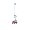 Los Angeles Clippers Boy/Girl Light Blue Pregnancy Maternity Belly Button Navel Ring
