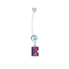 Los Angeles Clippers Style 2 Boy/Girl Light Blue Pregnancy Maternity Belly Button Navel Ring