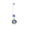 Minnesota Timberwolves Pregnancy Maternity Blue Belly Button Navel Ring - Pick Your Color
