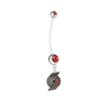 Portland Trail Blazers Pregnancy Maternity Red Belly Button Navel Ring - Pick Your Color