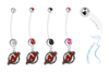  New Jersey Devils Pregnancy Maternity Belly Button Navel Ring - Pick Your Color