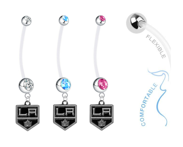 Los Angeles Kings Boy/Girl Pregnancy Maternity Belly Button Navel Ring