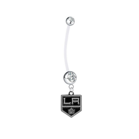 Los Angeles Kings Boy/Girl Clear Pregnancy Maternity Belly Button Navel Ring