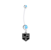 Los Angeles Kings Boy/Girl Light Blue Pregnancy Maternity Belly Button Navel Ring