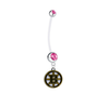 Boston Bruins Pregnancy Maternity Pink Belly Button Navel Ring - Pick Your Color