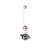 Nashville Predators Pregnancy Maternity Pink Belly Button Navel Ring - Pick Your Color