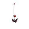 Washington Capitals Pregnancy Maternity Red Belly Button Navel Ring - Pick Your Color