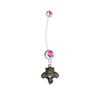 Florida Panthers Pregnancy Maternity Pink Belly Button Navel Ring - Pick Your Color