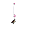 Phoenix Coyotes Pregnancy Maternity Pink Belly Button Navel Ring - Pick Your Color