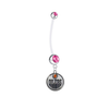 Edmonton Oilers Pregnancy Maternity Pink Belly Button Navel Ring - Pick Your Color