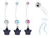 Toronto Maple Leafs Boy/Girl Pregnancy Maternity Belly Button Navel Ring