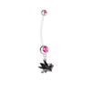 San Jose Sharks Pregnancy Maternity Pink Belly Button Navel Ring - Pick Your Color