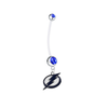 Tampa Bay Lightning Pregnancy Maternity Blue Belly Button Navel Ring - Pick Your Color