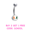 Miami Hurricanes Classic Style 7/16