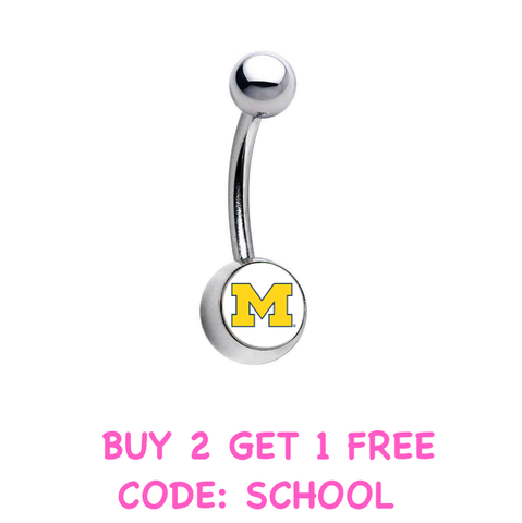 Michigan Wolverines Classic Style 7/16