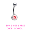 Nebraska Cornhuskers Classic Style 7/16