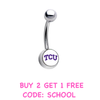 TCU Horned Frogs Classic Style 7/16