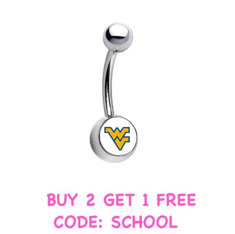 West Virginia Mountaineers Classic Style 7/16