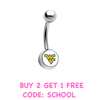 West Virginia Mountaineers Classic Style 7/16