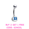 Duke Blue Devils Classic Style 7/16