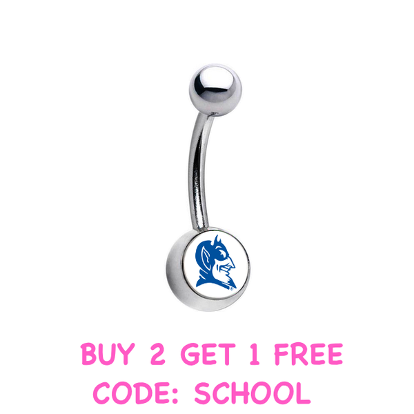 Duke Blue Devils Mascot Classic Style 7/16