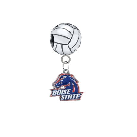 Boise State Broncos Volleyball European Bracelet Charm (Pandora Compatible)