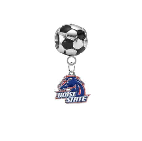 Boise State Broncos Soccer European Bracelet Charm (Pandora Compatible)