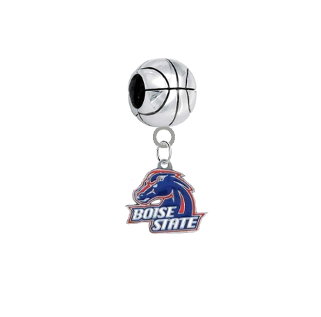 Boise State Broncos Basketball European Bracelet Charm (Pandora Compatible)