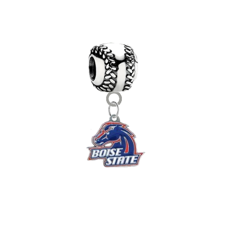 Boise State Broncos Softball European Bracelet Charm (Pandora Compatible)