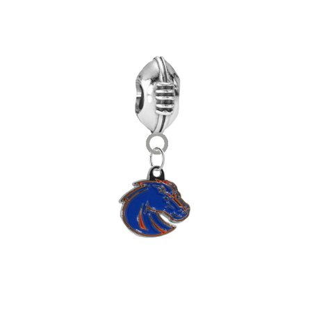 Boise State Broncos Style 2 Football European Bracelet Charm (Pandora Compatible)