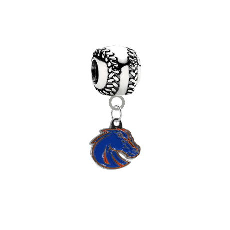 Boise State Broncos Style 2 Softball European Bracelet Charm (Pandora Compatible)