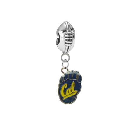 California Cal Bears Football European Bracelet Charm (Pandora Compatible)
