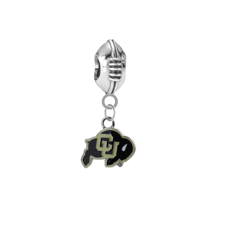Colorado Buffaloes Football European Bracelet Charm (Pandora Compatible)