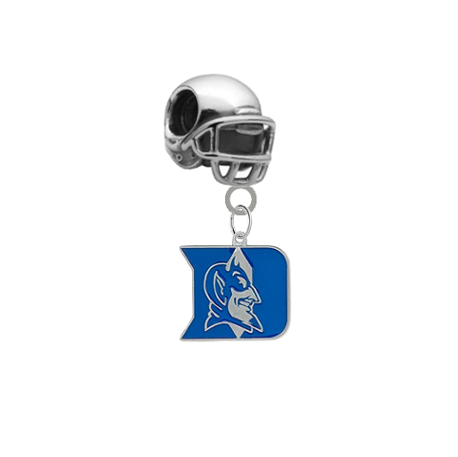 Duke Blue Devils Football Helmet Universal Bracelet Charm