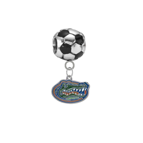 Florida Gators Soccer Universal European Bracelet Charm