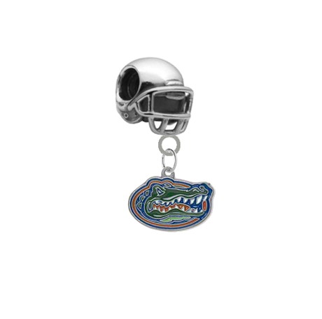 Florida Gators Football Helmet Universal European Bracelet Charm