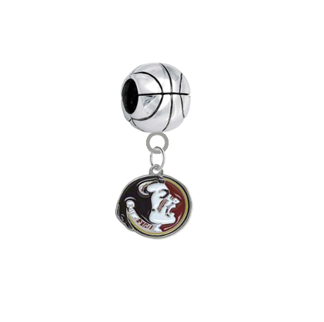 Florida State Seminoles Basketball Universal European Bracelet Charm