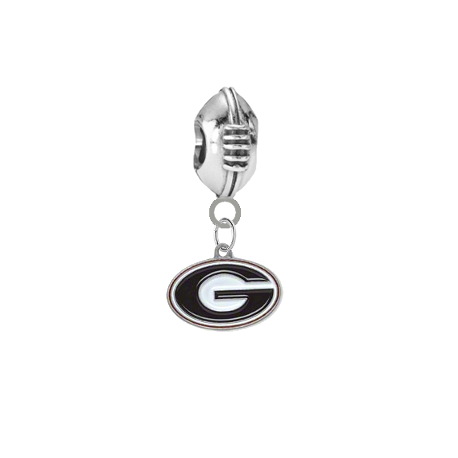 Georgia Bulldogs Football Universal European Bracelet Charm