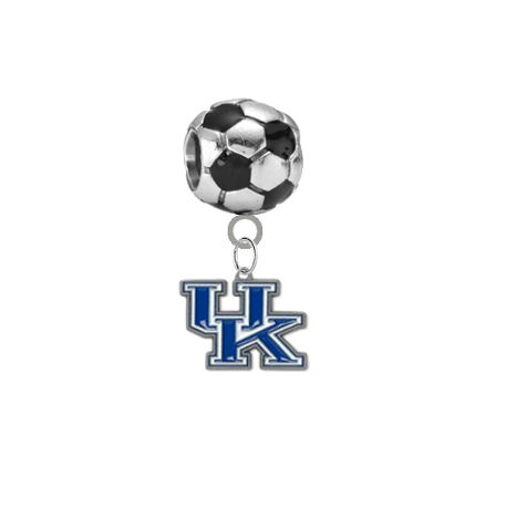Kentucky Wildcats Soccer European Bracelet Charm (Pandora Compatible)